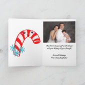 かわいいかわいいの顔のクリスマスツリー場面、ZSG シーズンカード (内部)