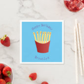 かわいいかわいいはファストフード漫画をフライス スタンダードカクテルナプキン (インサイチュ)