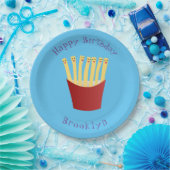 かわいいかわいいはファストフード漫画をフライス ペーパープレート (パーティー)