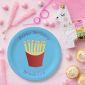 かわいいかわいいはファストフード漫画をフライス ペーパープレート (パーティー)