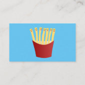 かわいいかわいいはファストフード漫画をフライス 名刺 (裏面)