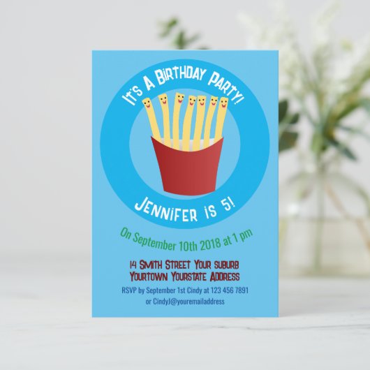 かわいいかわいいはファストフード漫画をフライス 招待状 (スタンド正面)