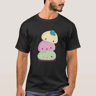 かわいいかわいいもちデザートラバーフードもちプレゼント Tシャツ