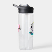 かわいいかわいいアクソロトルパーソナライズされたイン水 ウォーターボトル (右面)