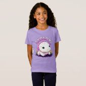かわいいかわいいアクソロトル Tシャツ (正面フル)