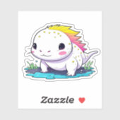 かわいいかわいいアクソロトルin水 シール (シート)
