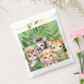 かわいいかわいいアフリカサファリジャングル フェイバーバッグ (封をした状態)