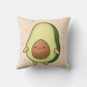 かわいいかわいいアボカド クッション (裏面)