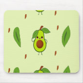 かわいいかわいいアボカド マウスパッド (正面)