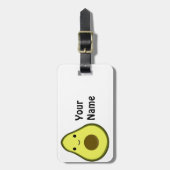かわいいかわいいアボカド ラゲッジタグ (正面縦)