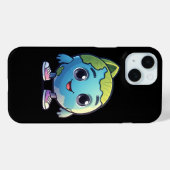 かわいいかわいいアース・カートゥーングローブとスニーカー Case-Mate iPhoneケース (裏面 (横))