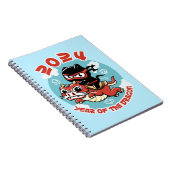 かわいいかわいいアート | 2024辰年 ノートブック (右側)