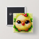 かわいいかわいいイエローベビーシック 缶バッジ (正面&裏面)