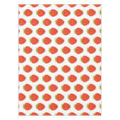 かわいいかわいいイチゴ漫画イラストレーション テーブルクロス (正面)