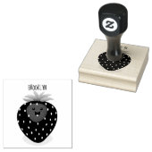 かわいいかわいいイチゴ漫画イラストレーション ラバースタンプ (押印)