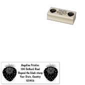 かわいいかわいいイチゴ漫画イラストレーション ラバースタンプ (押印)