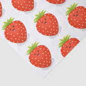 かわいいかわいいイチゴ漫画イラストレーション 薄葉紙 (詳細)