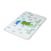 かわいいかわいいカエルと雨 バスマット (アングル)