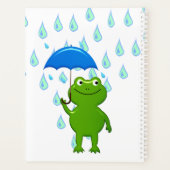 かわいいかわいいカエルと雨 プランナー手帳 (裏面)