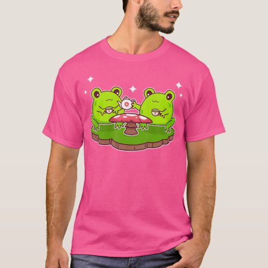 かわいいかわいいカエル Tシャツ (正面)