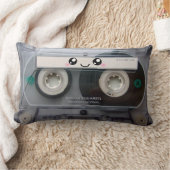 かわいいかわいいカセットテープクッション/枕 ランバークッション (ブランケット)