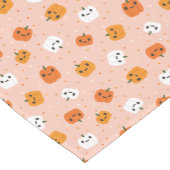 かわいいかわいいカボチャ顔パターン ショートテーブルランナー (コーナー)