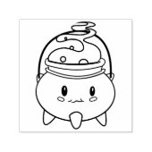 かわいいかわいいカルドロンセルフインキングゴム印 セルフインキングスタンプ (デザイン)