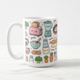 かわいいかわいいキッチン用品パターンマグカップちびパステル コーヒーマグカップ