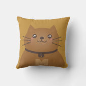 かわいいかわいいキティ猫ラバーモノグラムお洒落 クッション (裏面)