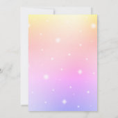 かわいいかわいいキティ猫誕生日グリーティングカード (裏面)