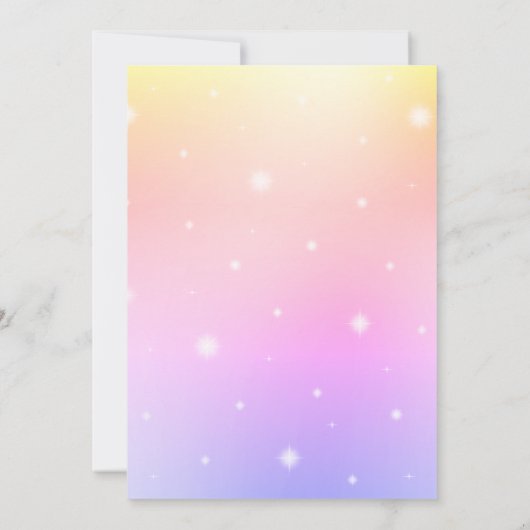 かわいいかわいいキティ猫誕生日グリーティングカード (裏面)