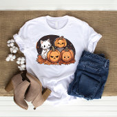 かわいいかわいいキャットハロウィンデザイン Tシャツ