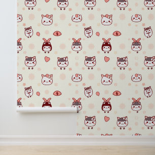 かわいいかわいいキャラクターと弓パターン 壁紙