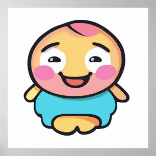 かわいいかわいいキャラクター – かわいい漫画 ポスター