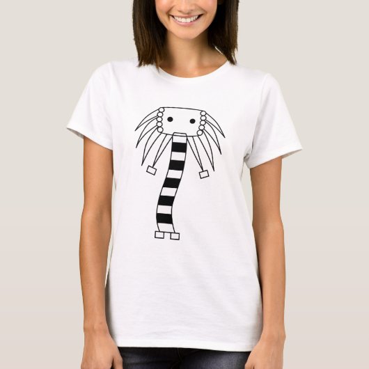 かわいいかわいいキャラクターtシャツ tシャツ (正面)