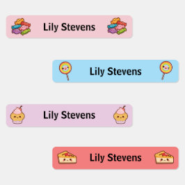 かわいいかわいいキャンディキッズ名ラベル ラベル