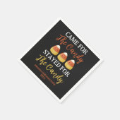 かわいいかわいいキャンディコーンハロウィンコスチュームパーティー スタンダードカクテルナプキン (角)