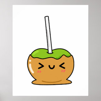 かわいいかわいいキャンディーアップル ポスター