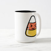 かわいいかわいいキャンディーコーン ツートーンマグカップ (正面右)