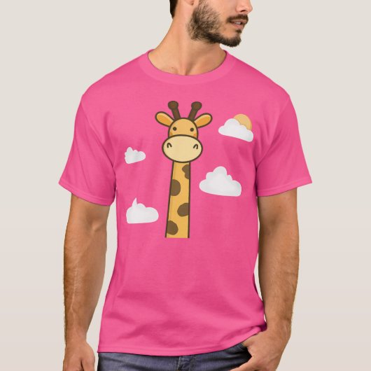 かわいいかわいいキリン Tシャツ (正面)