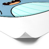 かわいいかわいいクジラ ポスター (角)