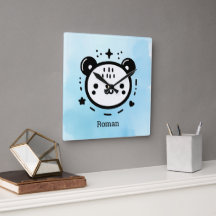 かわいいかわいいクマ顔-かわいいミニマリストラインアート