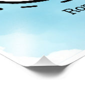 かわいいかわいいクマ顔-かわいいミニマリストラインアート フォトプリント (角)