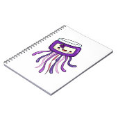 かわいいかわいいクラゲ ノートブック (左側)