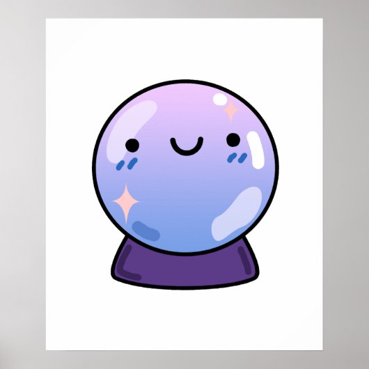 かわいいかわいいクリスタルボール ポスター (正面)