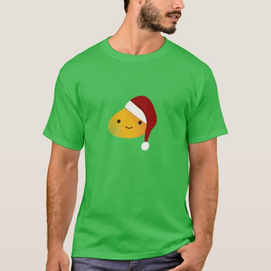 かわいいかわいいクリスマスマンゴ Tシャツ (正面)