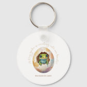 かわいいかわいいゲッコリザードエッグベビーシャワー キーホルダー (裏面)