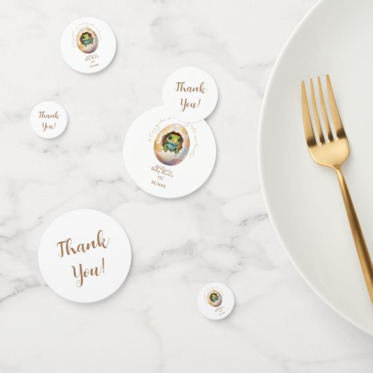 かわいいかわいいゲッコリザードエッグベビーシャワー コンフェッティ (グループ)