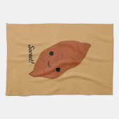 かわいいかわいいサツマイモ キッチンタオル (横)