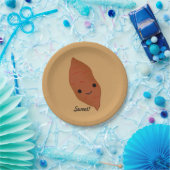 かわいいかわいいサツマイモ ペーパープレート (パーティー)